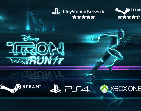 Tron run-r character running